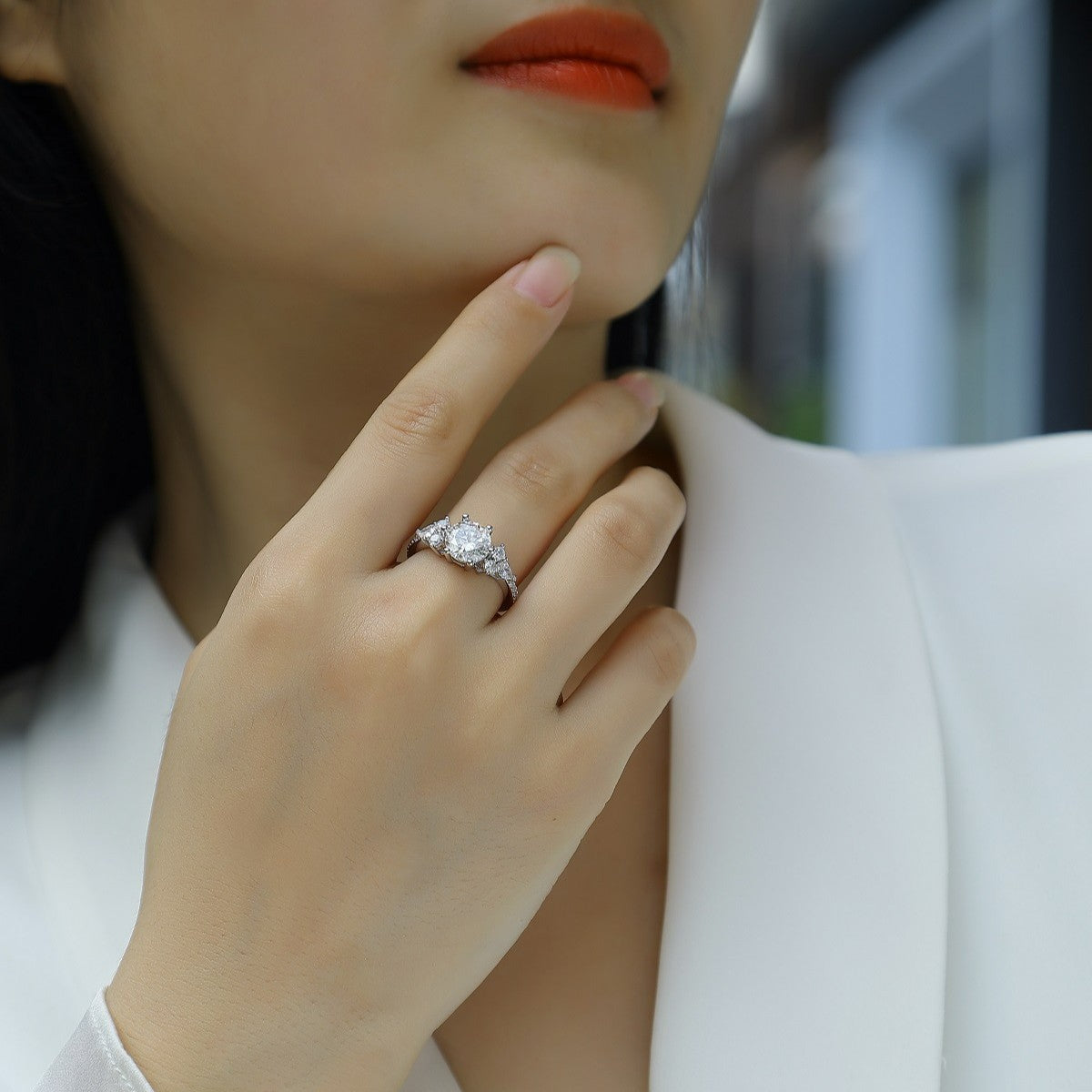 Seraphina Royale Ring – Moissanite & 925 Sterling Silber