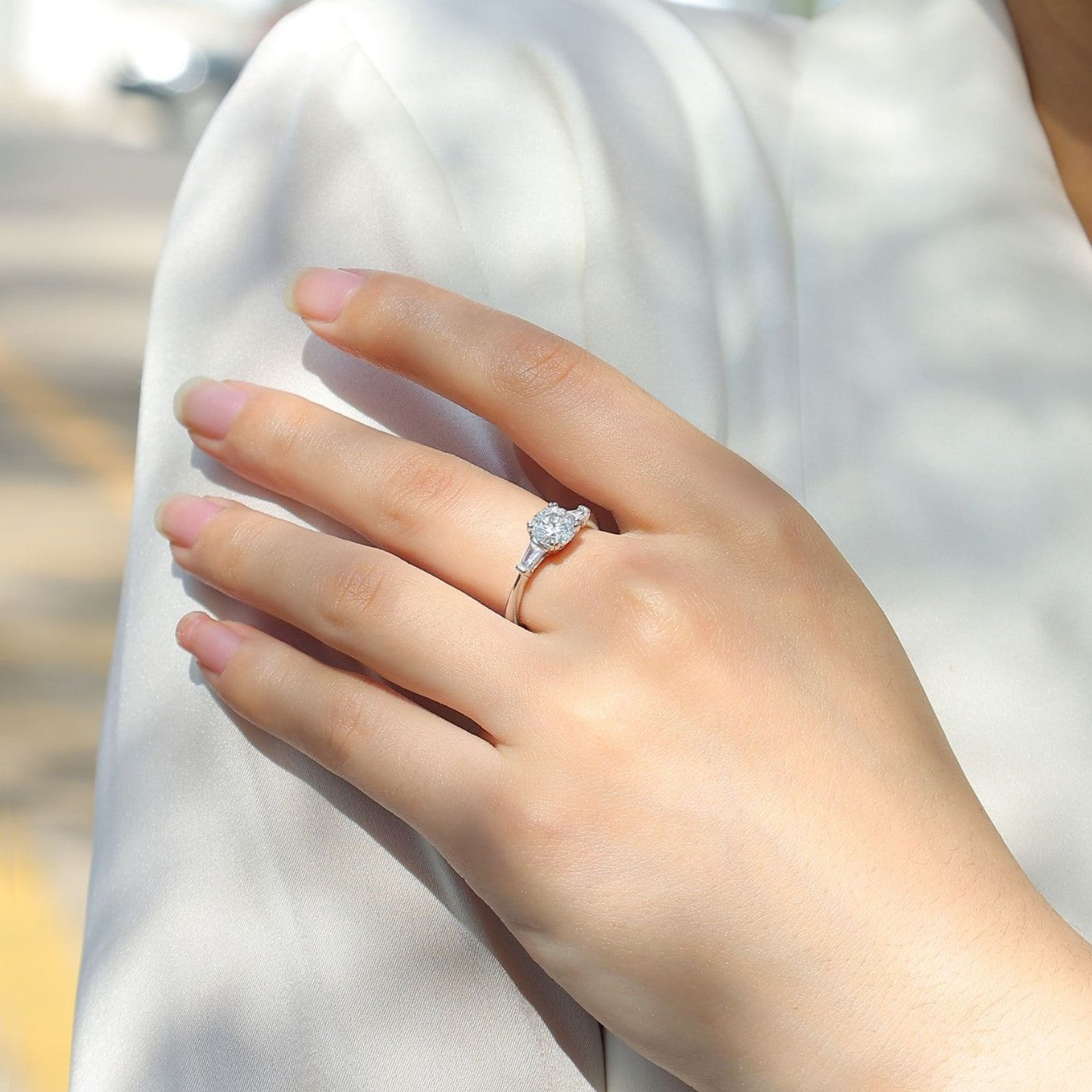 Valessia Crown Ring – Moissanite & 925 Sterling Silber