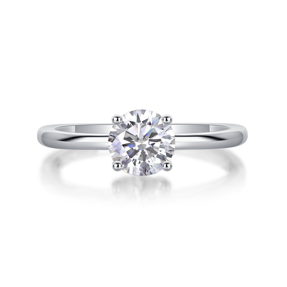 Amoria Solitär Ring – Moissanite & 925 Sterling Silber