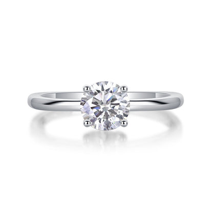 Amoria Solitär Ring – Moissanite & 925 Sterling Silber