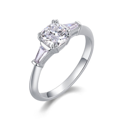 Valessia Crown Ring – Moissanite & 925 Sterling Silber