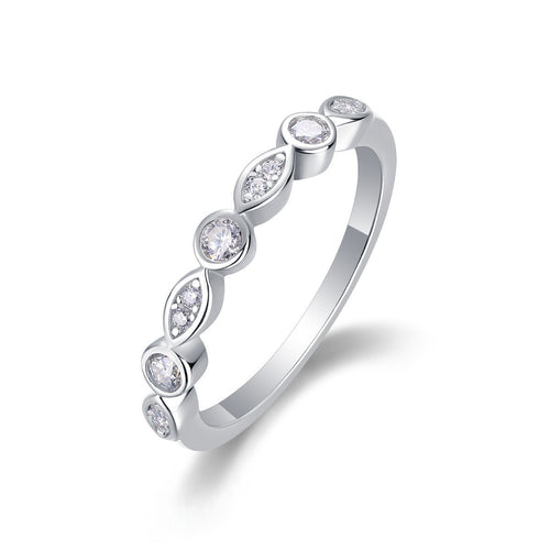 Elévia Moissanite Ring – 925 Sterling Silber