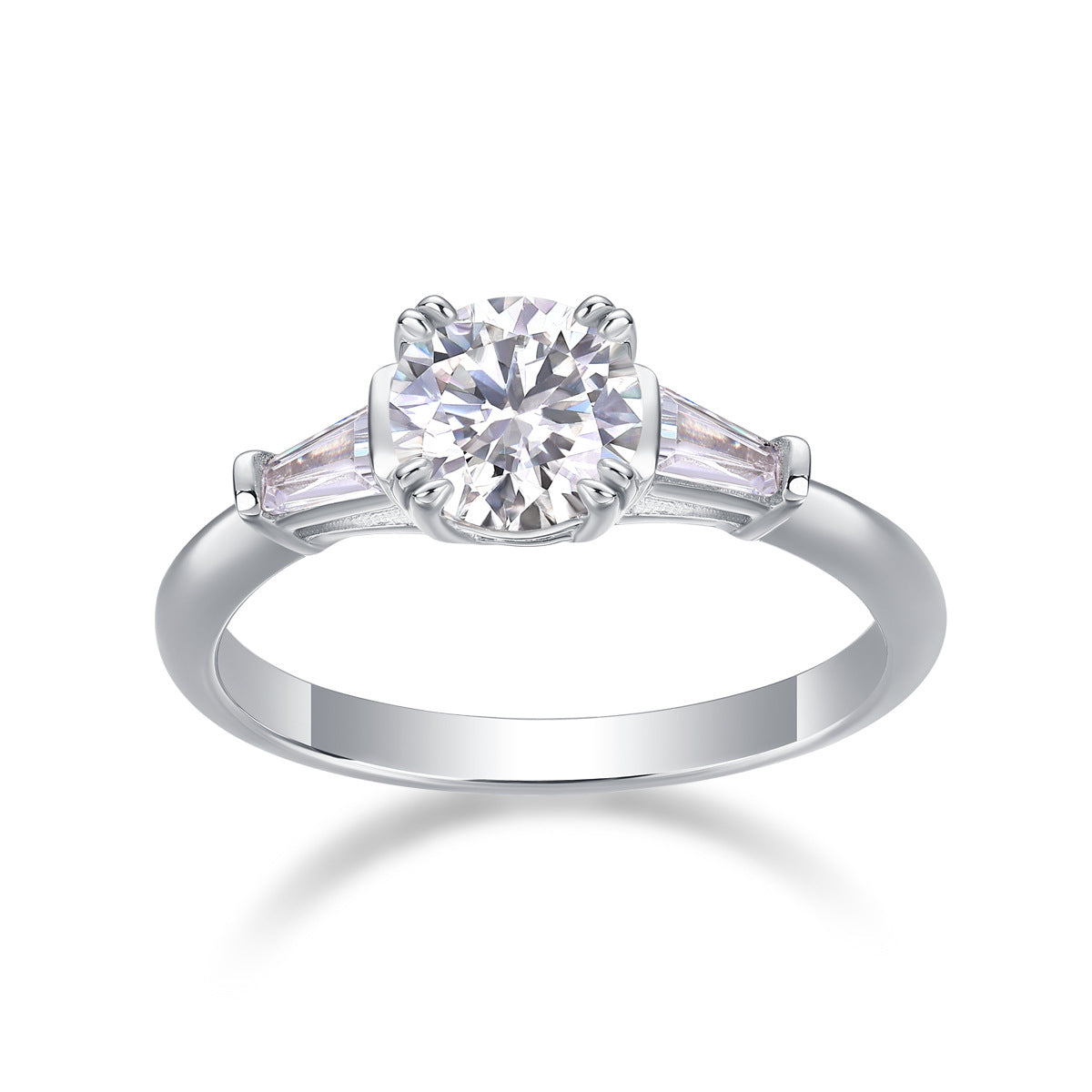 Valessia Crown Ring – Moissanite & 925 Sterling Silber