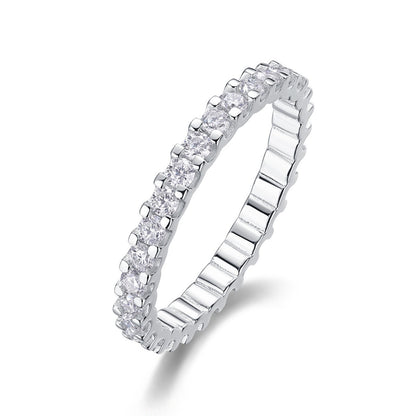 Aurielle Eternity Ring – Moissanite & 925 Sterling Silber