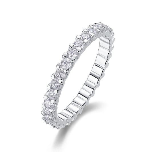 Aurielle Eternity Ring – Moissanite & 925 Sterling Silber