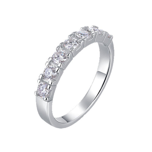 Éterna Moissanite Ring – 925 Sterling Silber